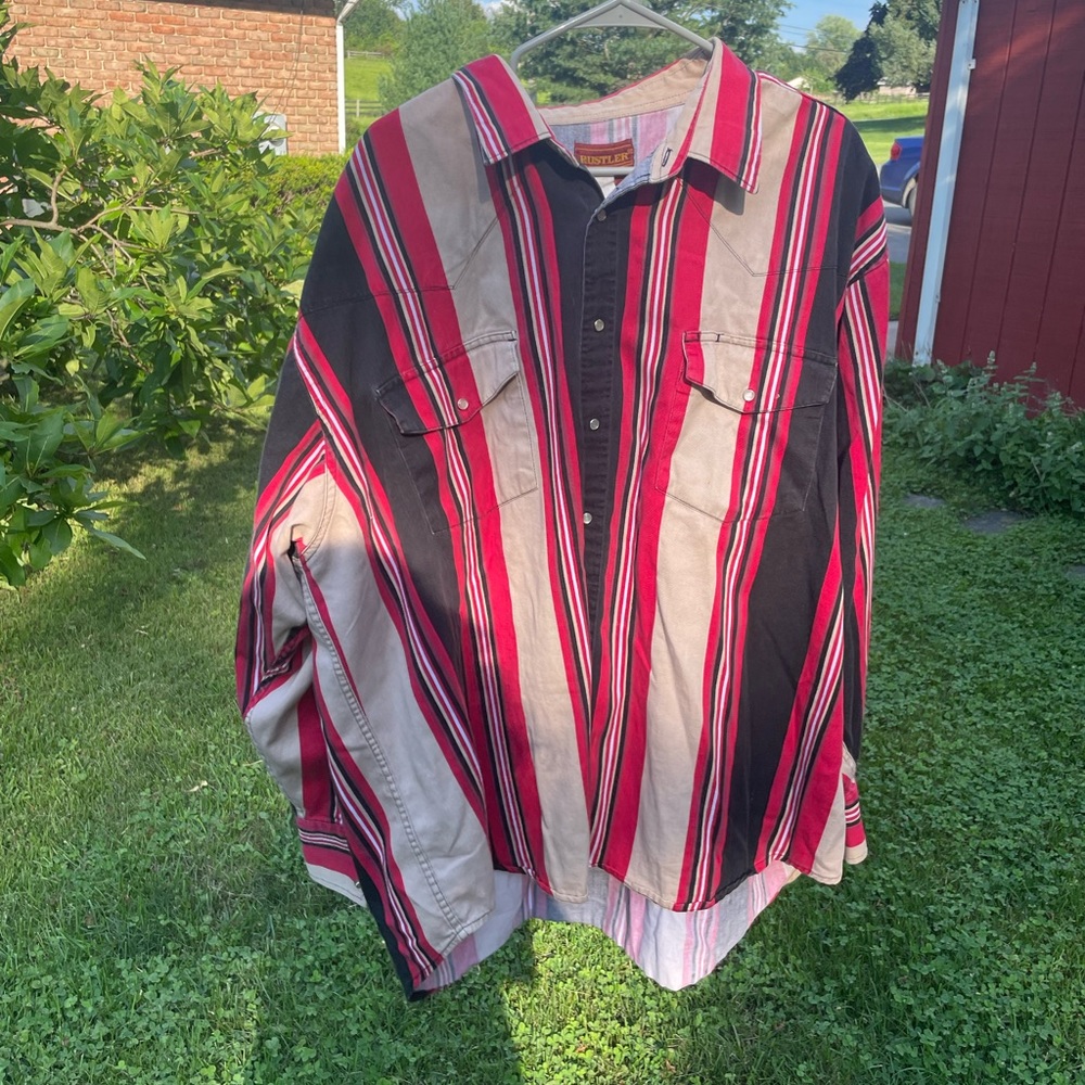 Rustler Pearlsnap XXXL